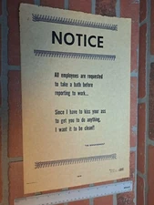 Vintage 11 X 17 Good Humor Poster Kalan Inc 1976 Funny