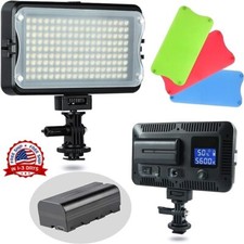 Luz de video LED, c mara port til Photo Light Panel Regulable para c mara DSLR