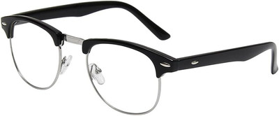 Nuevas gafas de moda vintage con montura media y lentes transparentes