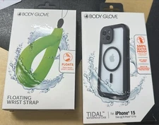 Body Glove Tidal Waterproof with MagSafe Case For iPhone 15+Floating Wrist Strap