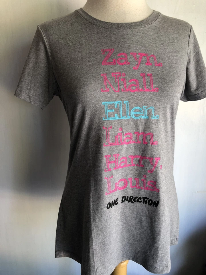 Camiseta mediana ONE DIRECTION (2012) RARA edición limitada programa de televisión Ellen Degeneres Foto 4 de 4