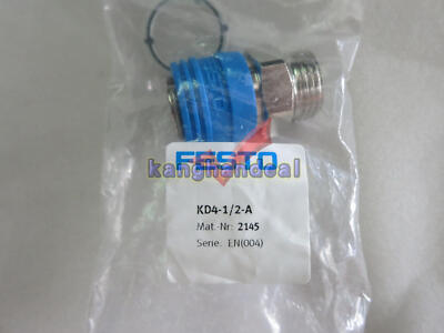 1PC New FESTO quick connect socket KD4-1 / 2-A 2145 KD4-1/2-A