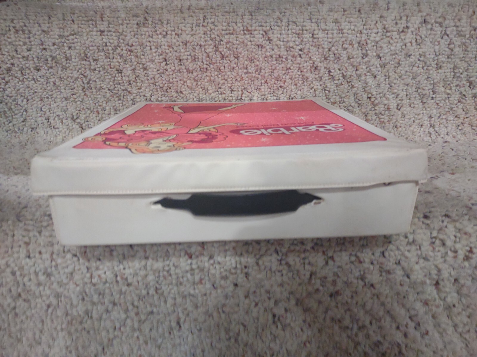 Vintage 1982 Barbie Fashion Doll Case Pink White No. 1002 Mattel Made