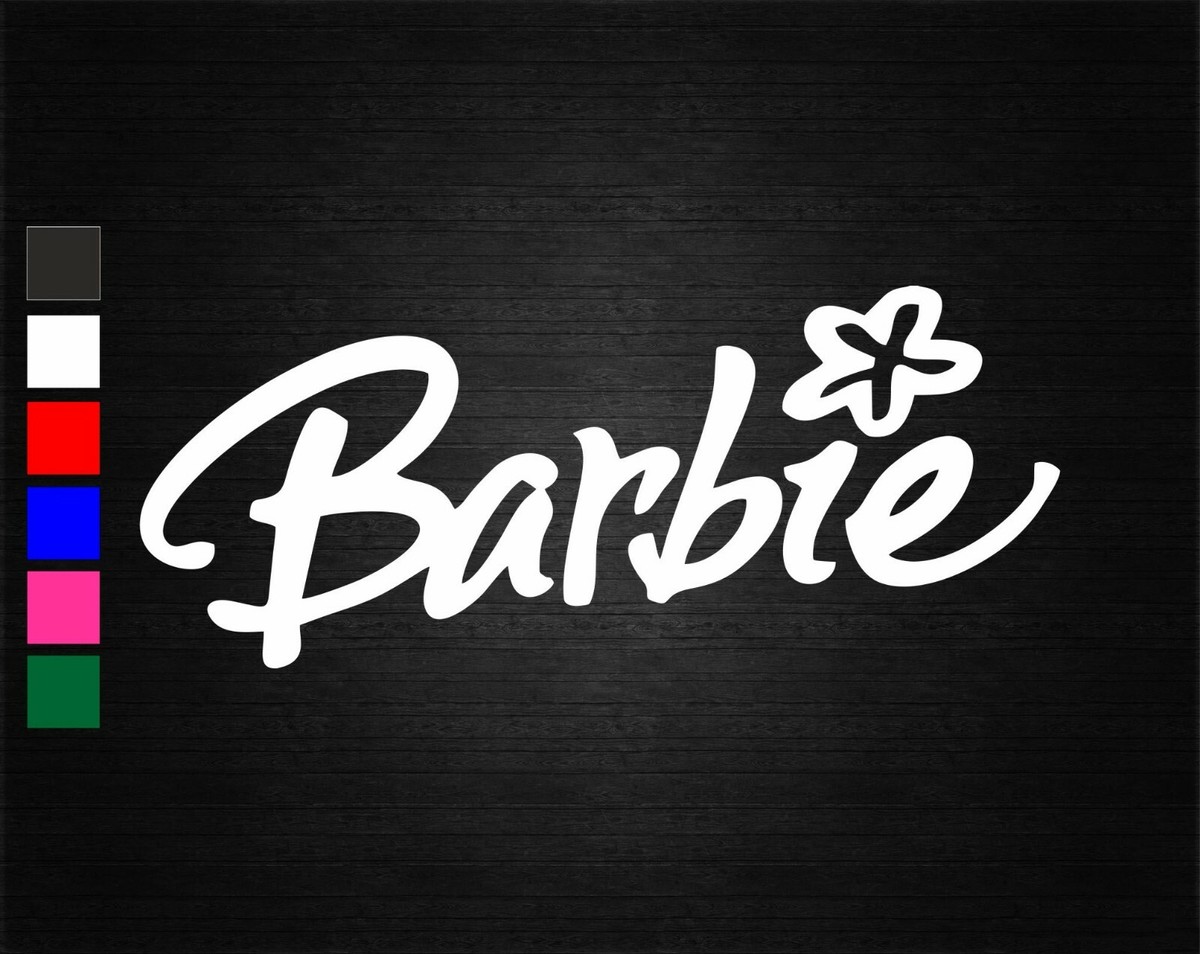 BARBIE LOGO #1 VINYL DECAL STICKER CRAFTS/CAR/VAN/WALL/DOOR/LAPTOP