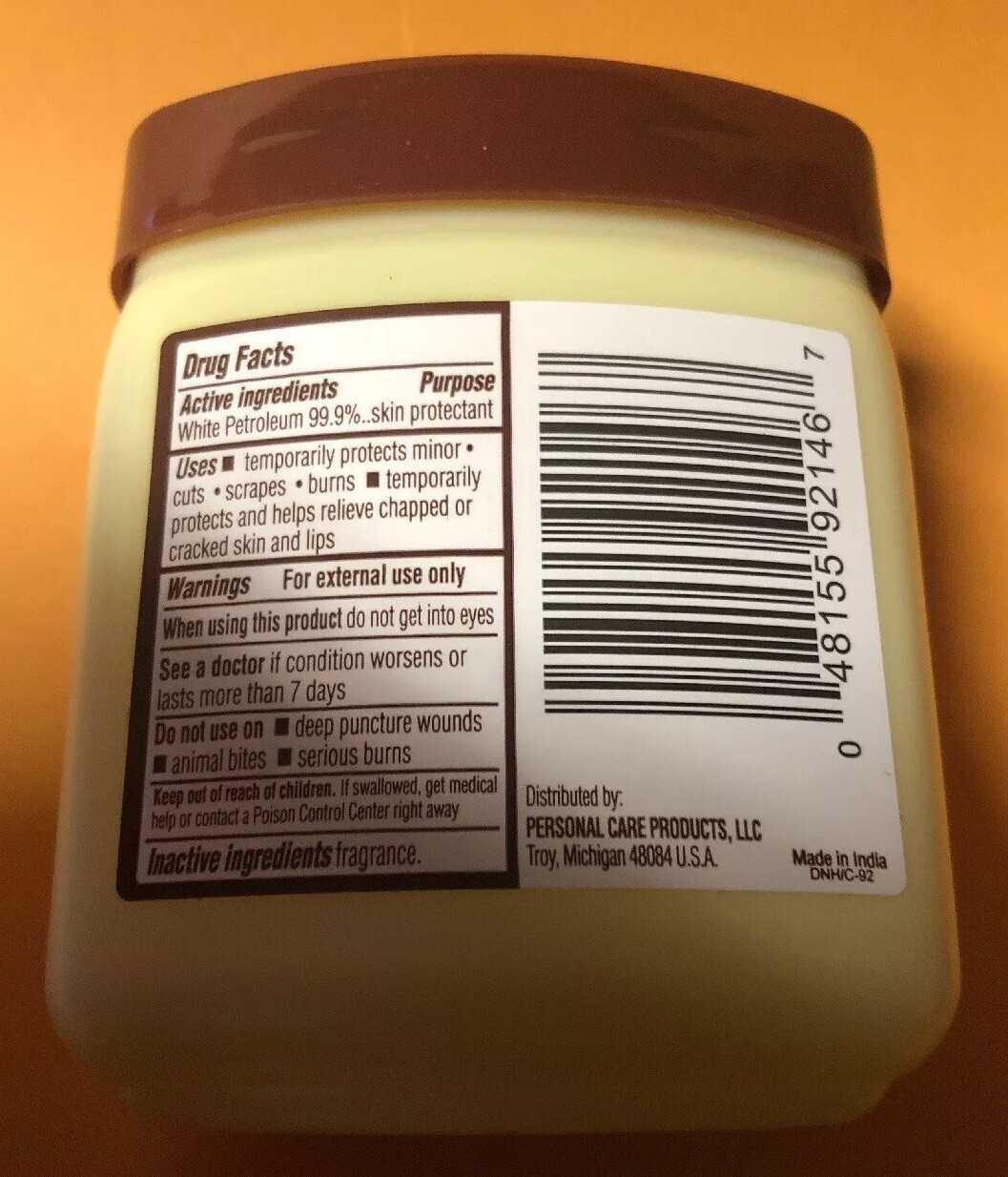 Assured Creamy Cocoa Coco Butter Petroleum Jelly Skin Softener 3oz for ...