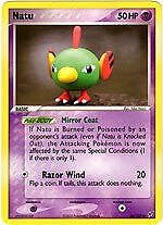 Pokemon EX Deoxys  66/107 Card - Natu