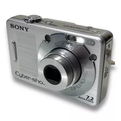 Sony Cyber-shot DSC-W70 7.2MP 3x Optical Vintage Digital Camera