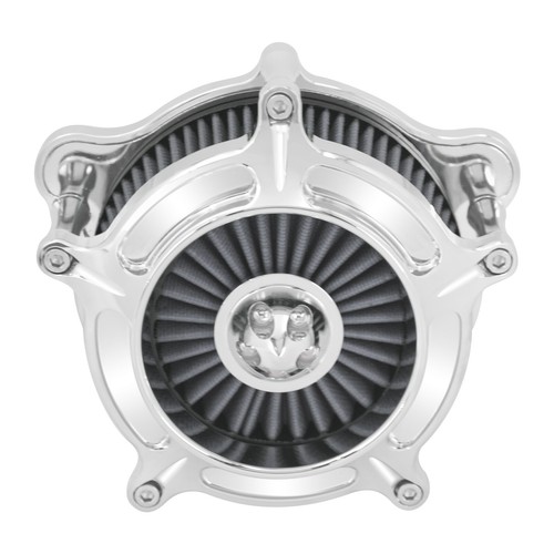 Chrome Air Cleaner Filter Gray Intake For Harley Touring Road Street Glide 17-25 - Picture 8 of 15