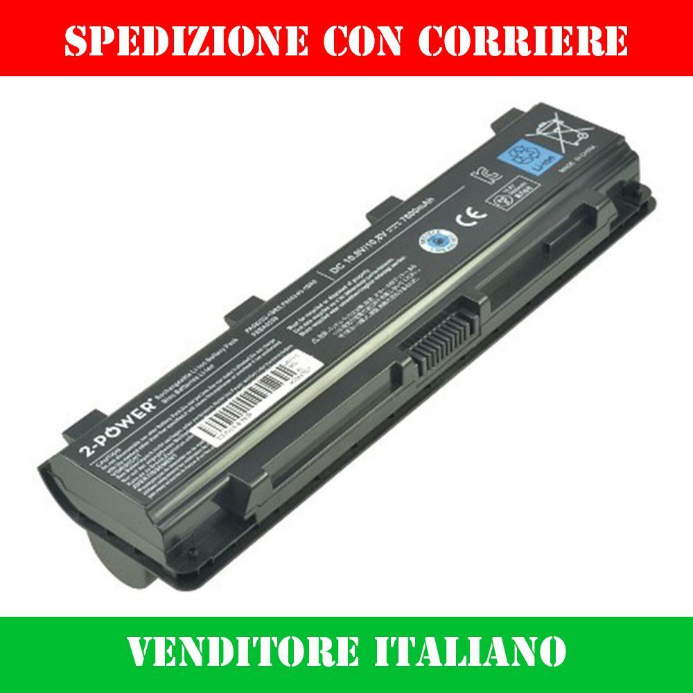 Batteria Toshiba Satellite C855D-S5230 S5235 S5237 S5238 Ricambio 5200mAh