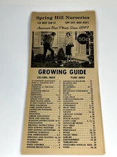 Vintage Spring Hill Nurseries -Ohio 1974 Growing Guide Guide Tipp City OhioA13