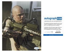 Matt Damon "Elysium" AUTOGRAPH Signed 'Max' 8x10 Photo ACOA