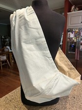 Pan Handle Babies Cotton Baby Sling Carrier Light Aqua White Checkered XLarge