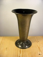 Antique Arts & Crafts James Dixon Cornish Pewter Vase W1860