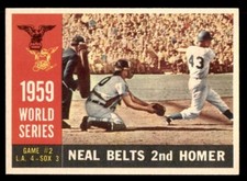 1960 Topps Baseball #386 World Series Game #2 (Neal Belts 2nd Homer) NM/MT *g3