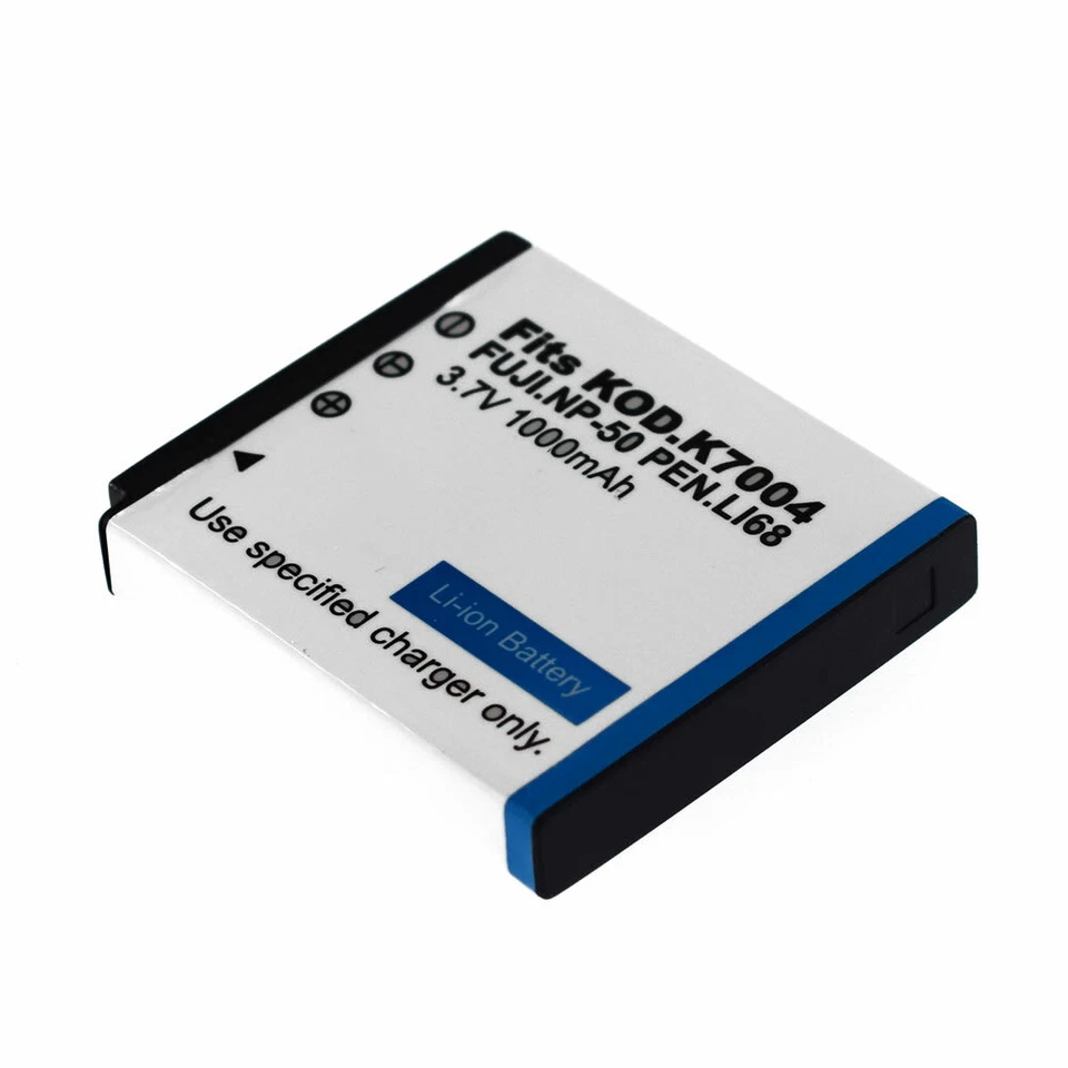 2x Bateria NP-50 NP-50A para Fujifilm FinePix XP200 X10 X20 XF1 + Carregador LED SLIM - Imagem 2 de 4