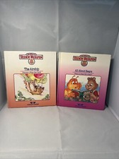 Lot of 2, Teddy Ruxpin Hardcover 1985 Books, All About Bears  The Airship