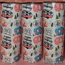Rather be Camping Stainless Steel Tumbler