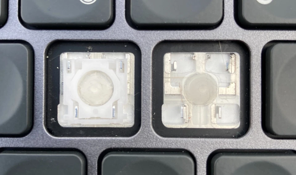 3x Scharnier Mechanismus Mechanik Logitech MX Keys CRAFT Taste Tastatur Keyboard - Bild 2 von 2