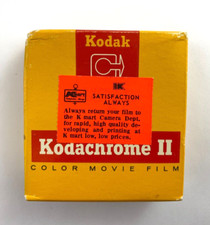Kodak Kodachrome II Color Movie Film Super 8 Cartridge Expired - Kmart Sticker