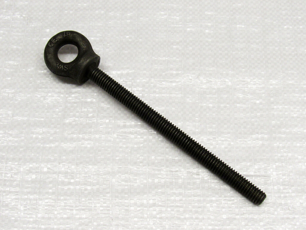 Long Shank Lifting Eye Bolt M10 0.25T (10MM Self Colour Collared Eyebolt 250KG)