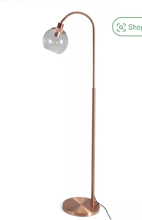 Habitat on sale copper lamp