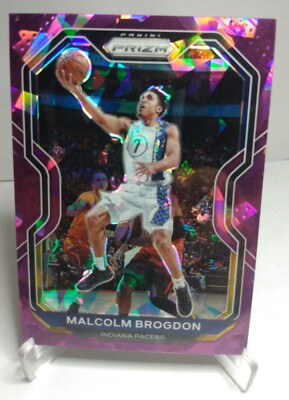 2020-21 Prizm Purple Ice Prizm- Malcolm Brogdon /149 Indiana Pacers!