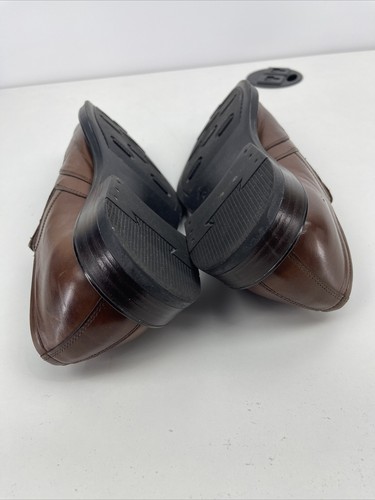 Alfani Men’s Leather Shoes Size 10M Brown - Imagen 8 de 11