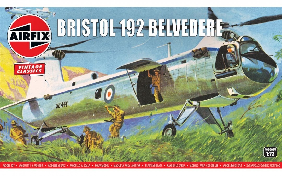 Airfix Vintage Classics British Bristol 192 Belvedere 1:72 Scale Model Kit NIB - Image 9