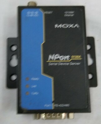 MOXA NPort 5130A Serial Device Server 1-port RS-422/485 Serial-til-Ethernet