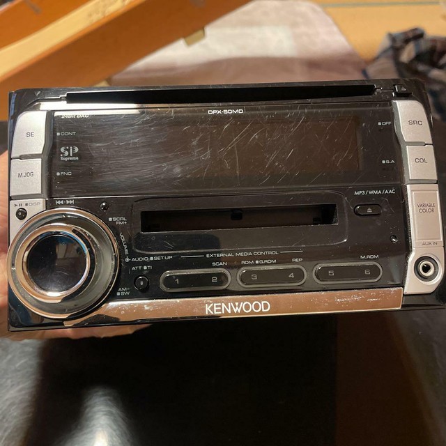 JUNK #8 KENWOOD DPX-50MD 2DIN type CD 