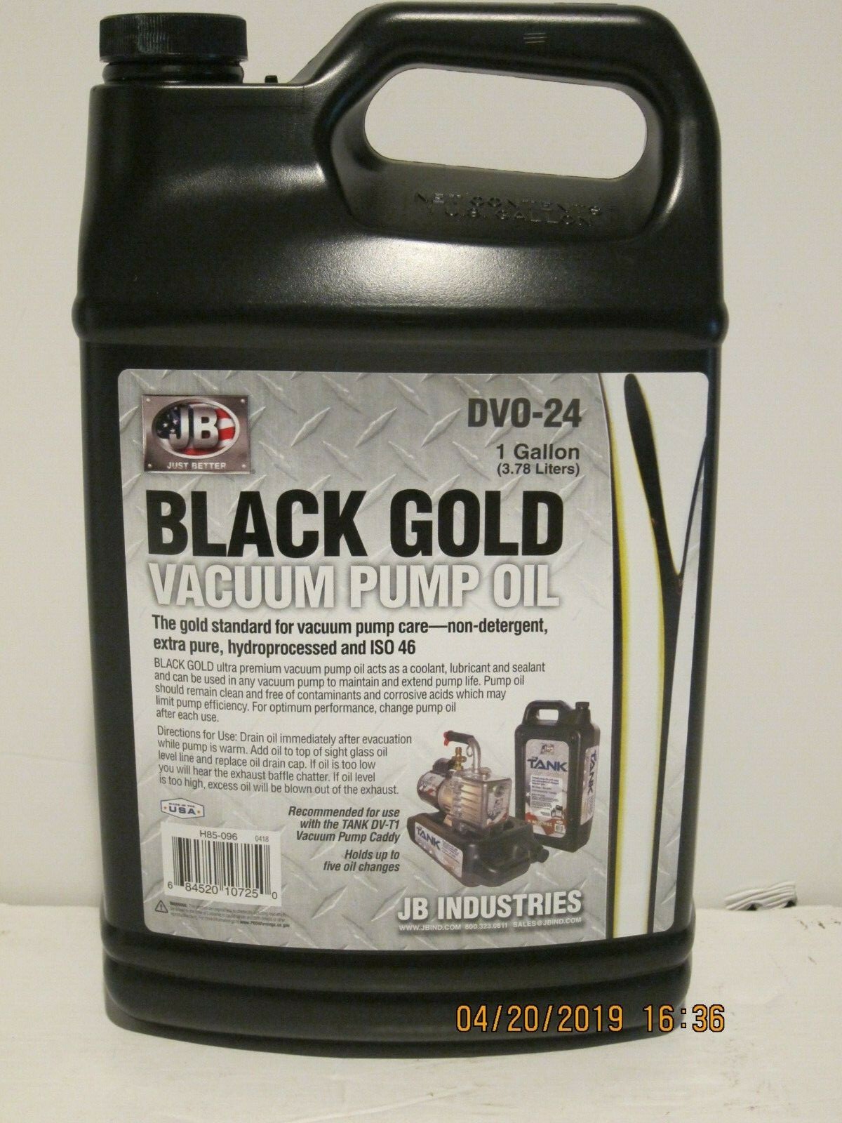 JB DVO-24 Black Gold Deep Vacuum Pump 