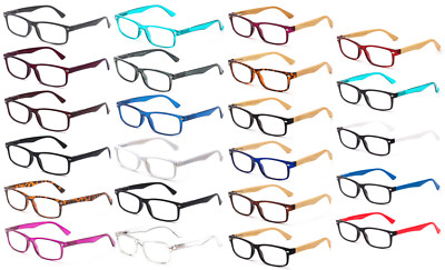 Clear Lens Glasses Spring Hinge Classic Fake Smart Design Quality  UV Protected
