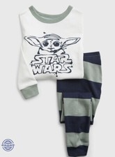 NWT GAP "Star Wars" The Child Baby Yoda Grogu L/S Mandalorian Pajama Set Sz 4 yr