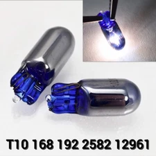 Reverse Backup light T10 168 194 2825 12961 Silver Chrome White Bulb K1 H