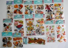 Jolee's Scrapbooking Stickers, THANKSGIVING FALL THEME, You Pick!  Some Rare!