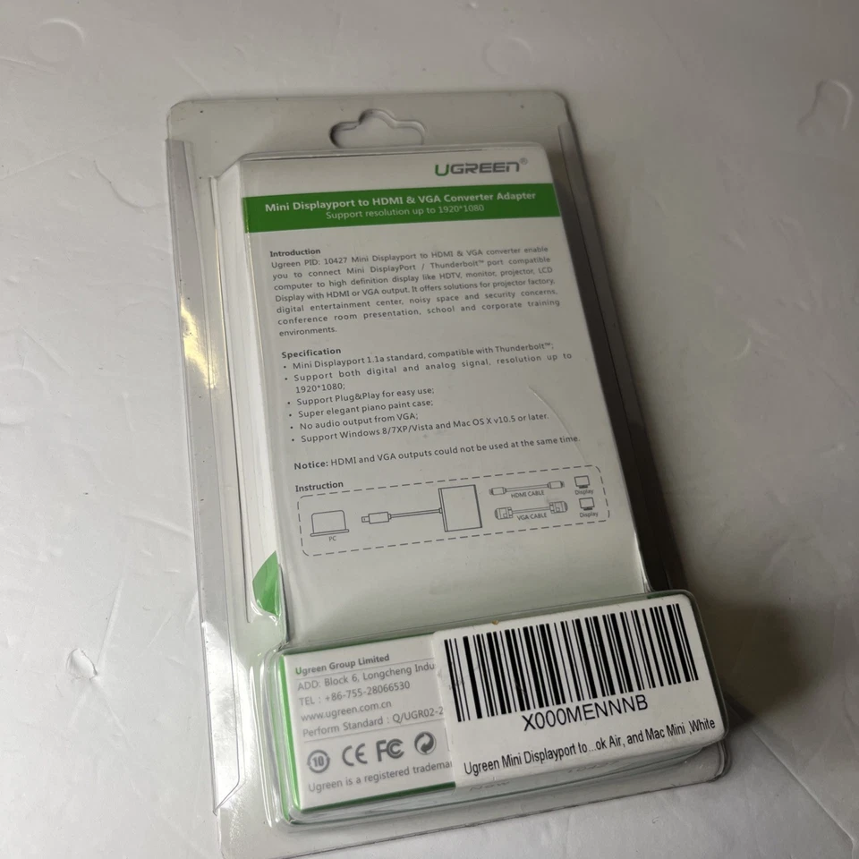 U Green Mini Displayport To HDMI & VGA Converter Adapter   - Image 3 of 4