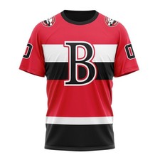 Belleville Senators Personalized 2025/26 Red Design Fullsize Youth Kid Adult