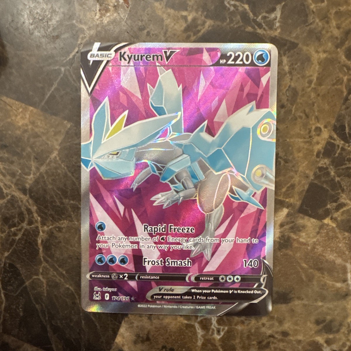 kyurem v pokemon card price Kyurem V 48/196 Lost Origin Pokemon Card