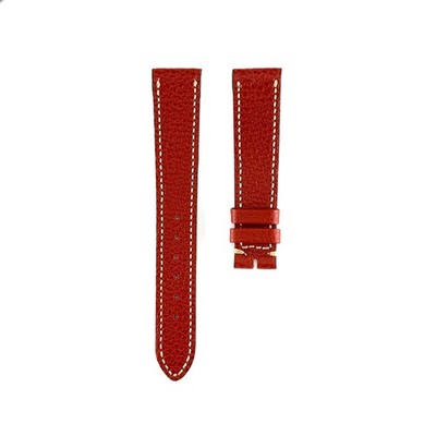 18mm Red leather Watch Strap for Rolex / Patek Philippe / Cartier