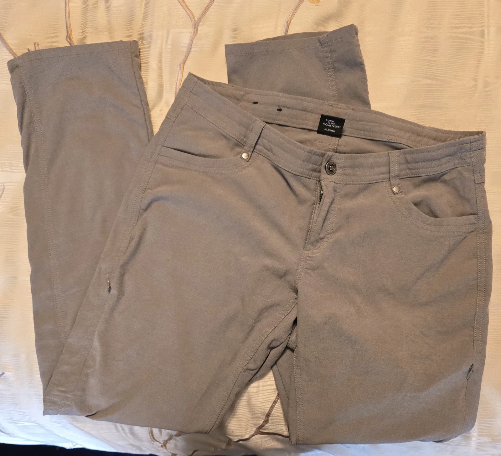 KUHL Women’s Trekr Hiking Tactical Pants Convertible to Capris 12 Taupe