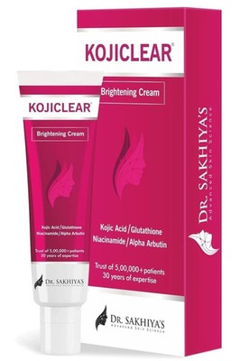 Dr. Sakhiya's Kojiclear Face Cream with Kojic Acid for Men and Women 20gm