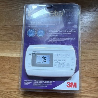 Filtrete 3M22 7-Day Programmable Thermostat Digital Display Universal