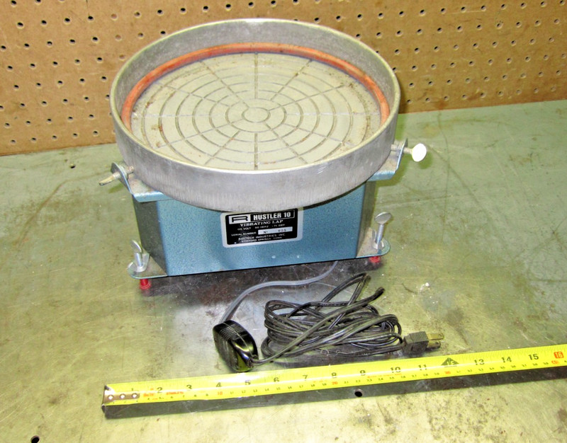 Lapidary Saw Tools Very Nice Clean Raytech Hustler 10 Inch Vibrating Lap
