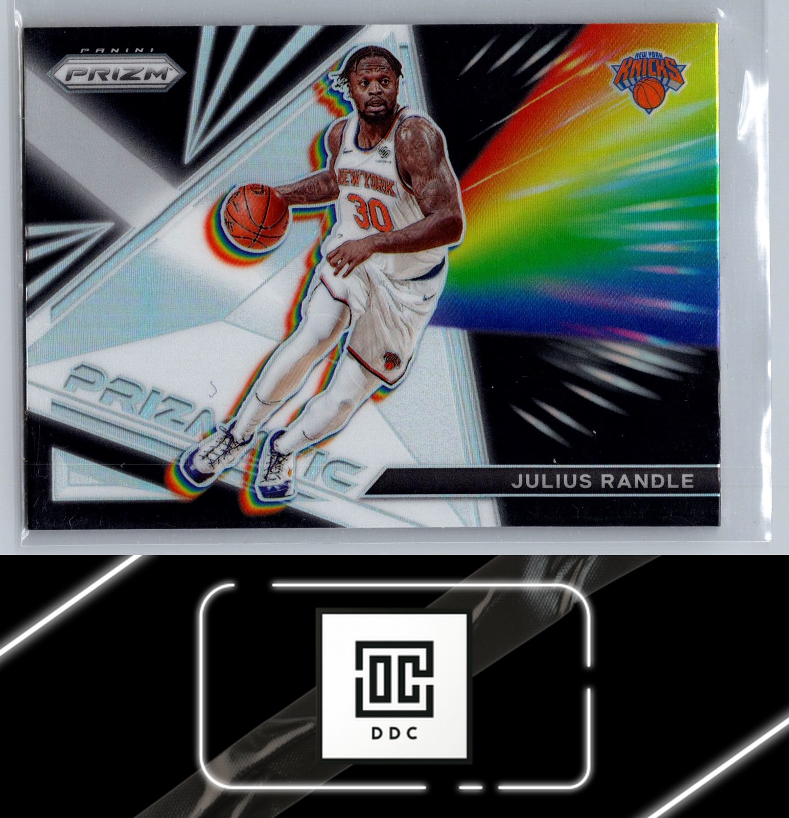 2021-22 Panini Prizm #22 Julius Randle Prizmatic Prizms Silver