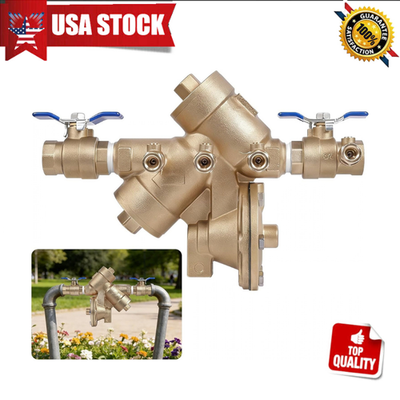 #ad 34 975XL2 3 4quot; Reduced Pressure Zone Backflow Preventer Valve NEW $340.00