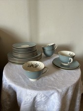 20 x Royal Doulton Rose Elegans Tea Set Pieces Plates Cups Etc