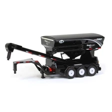 1/64 J&M 390 Black Gooseneck Seed Tender with Triples Cust-1715