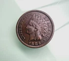 BEAUTIFUL, HIGHER GRADE 1886 INDIAN CENT PENNY - FULL LIBERTY, AU