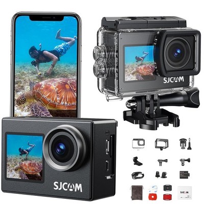 SJCAM SJ4000 Dual Screen Action Cam 4K WiFi Sports Action Kamera 16MP Helmkamera