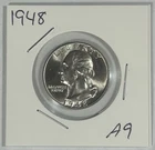 1948 Washington Quarter 90% Silver Bullion Uncirculated